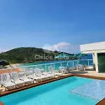 Vista mar- Pé na areia da Prainha- condomínio com piscina