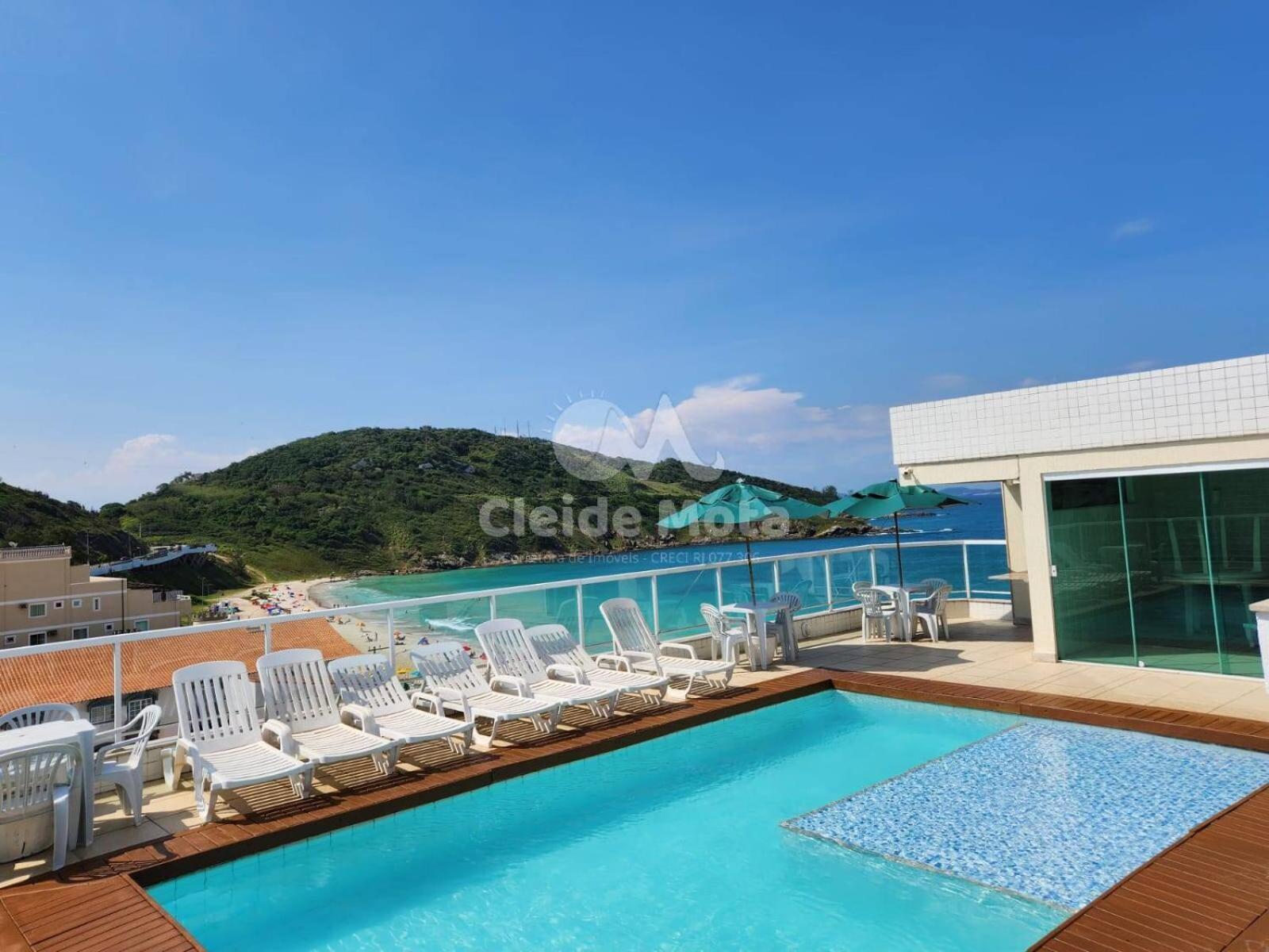 Apartamento Frente Mar- 3 Quartos- Lazer Com Piscina E Churrasqueira! Arraial do Cabo